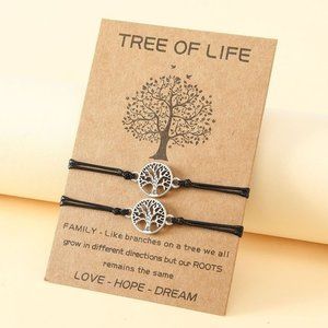 Tree of Life Charm bracelet set